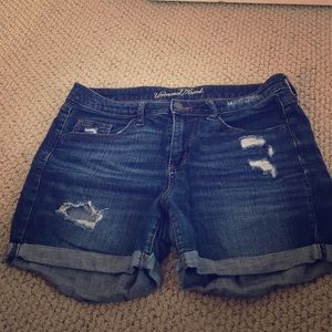 Mid Rise Boyfriend Shorts